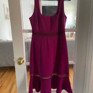 Lulus Magenta fitted dress
